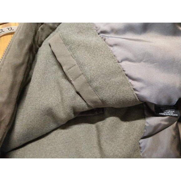 Aberdeen Collection Mens Suede Bomber Jacket Size L Zipper Pockets Brown - Picture 9 of 15